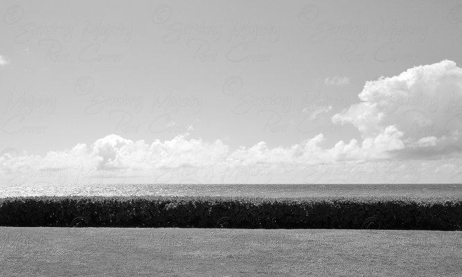 Ocean Horizon, Black and White Panarama Photography, Choice of Sizes