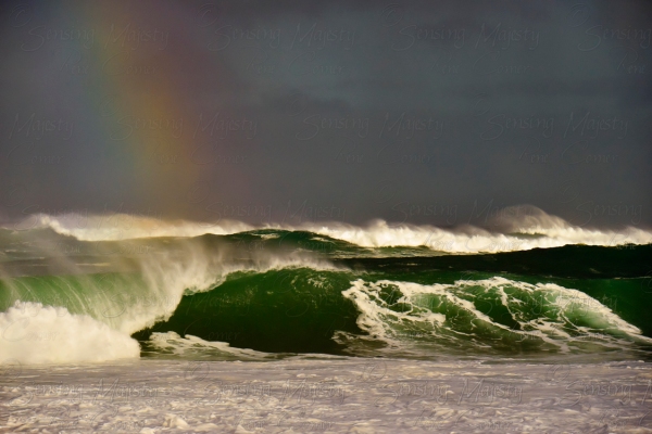 Rainbow in the Ocean, Wave Photography, Various Sizes Available